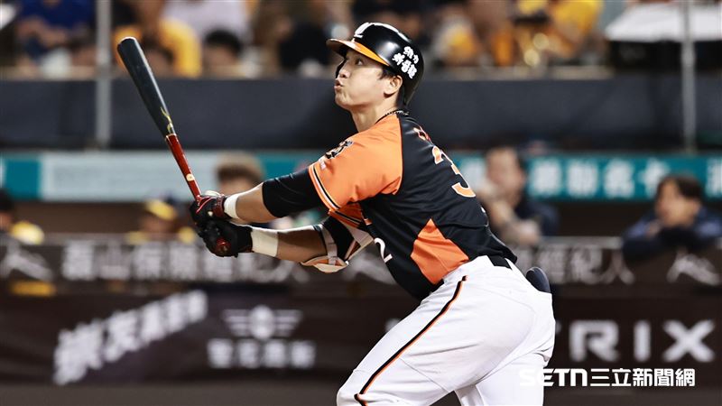 統一獅外野手蘇智傑。(圖/記者劉彥池攝影)