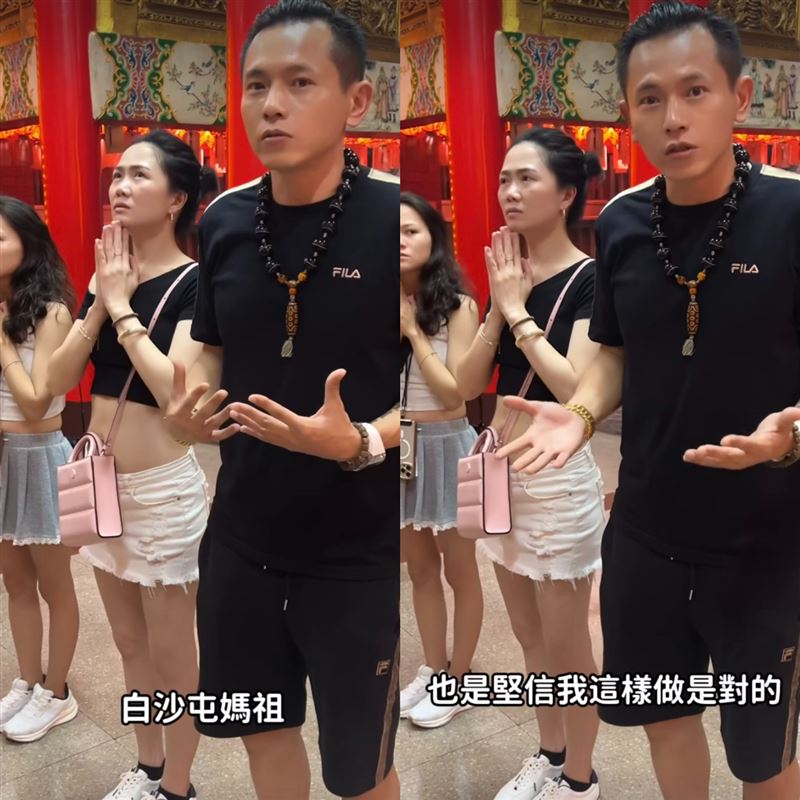 AJ哥自稱：「天下的眾生，這是白沙屯媽祖給我的旨意，白沙屯媽祖也是堅信我這樣做是對的，無畏無懼。」（圖／翻攝自AJ哥IG）
