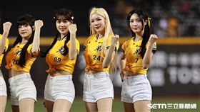 PS女孩韓籍成員金渡兒（左2）、李丹妃（右2）瘦身有成。（圖／記者劉彥池攝影）