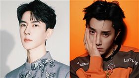 于朦朧（左）曾與范世錡（右）參與同一屆選秀，後簽約同家經紀公司。（圖／翻攝自微博）