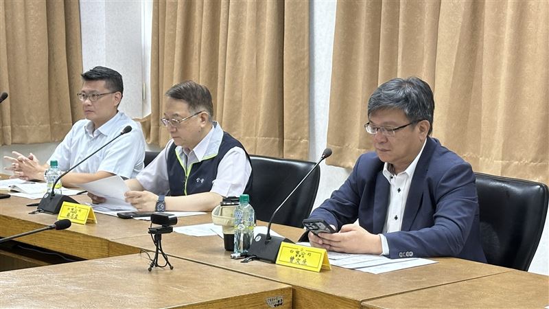 台電今天（20）上午召開「興達電廠燃氣複循環新2號機GT2-2火警事故原因記者說明會」。（圖／翻攝畫面）