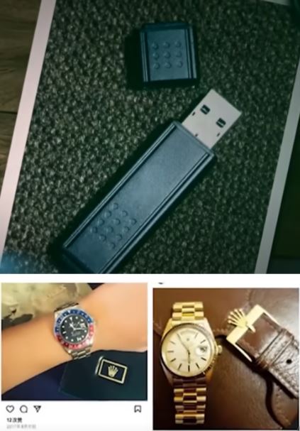 傳出于朦朧腹部被切開取走隨身碟，網友也懷疑自殺為何身上要帶2隻勞力士。（圖／翻攝自新聞看點 李沐陽YT）