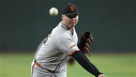 台灣旅美投手鄧愷威。（圖／美聯社／達志影像）