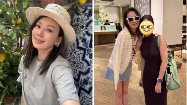 Melody鉛筆腿踩愛馬仕鞋被拍　驚人行頭曝