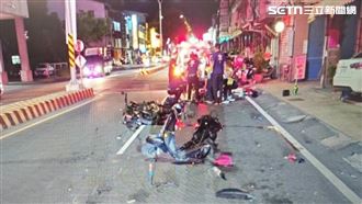 違規左轉遭重機猛撞！33歲騎士慘死路口