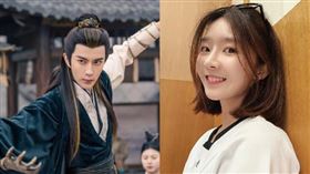 于朦朧（左）宋伊人。（圖／翻攝自微博）