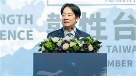 總統賴清德出席「總統府全社會防衛韌性國際論壇－韌性台灣 民主永續」開幕式。（圖／總統府提供）