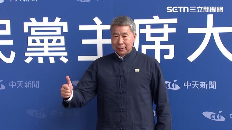 張亞中參加國民黨主席辯論。（圖／翻攝畫面）