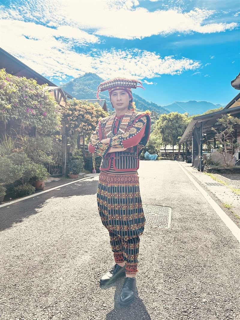 逸祥登記結婚後，20日舉辦排灣族傳統婚禮。（圖／翻攝自逸祥臉書）