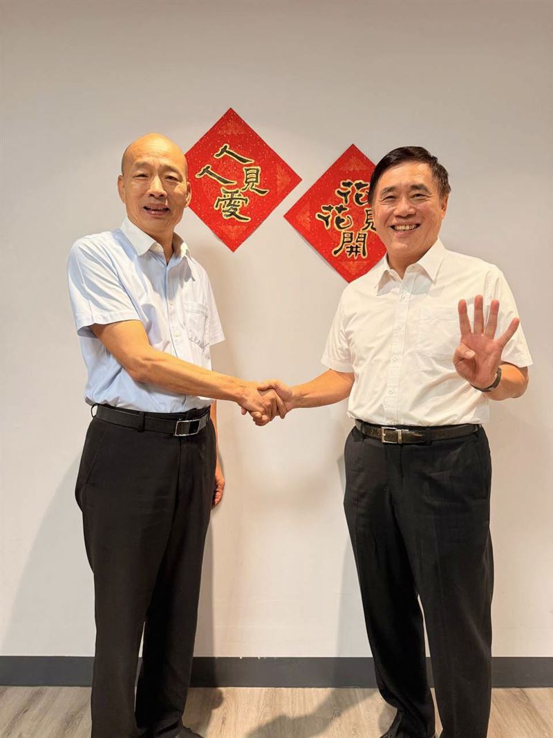 不去國民黨主席辯論！郝龍斌衝雲林與韓國瑜喝咖啡　。（圖／郝辦提供）