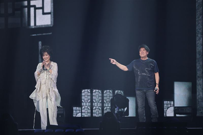 齊豫擔任周華健「少年的奇幻之旅3.0」演唱會嘉賓。（圖／記者鄭孟晃攝影）
