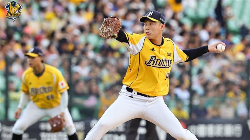 中信兄弟魏碩成單場7次四死球追平生涯最多。（圖／中信兄弟提供）