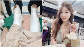 花蓮,台東縣,成功鎮,船長,遊艇,事故,最美禮生,網美,風速,撕裂傷,海浪,恩齊兒圖片描述。（圖／翻攝自恩齊兒臉書）