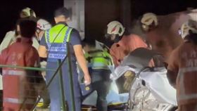 新竹,新竹市北區,車禍,事故,死者,傷者,駕駛,少年,乘客,死亡,肇事圖片描述。（圖／翻攝畫面）