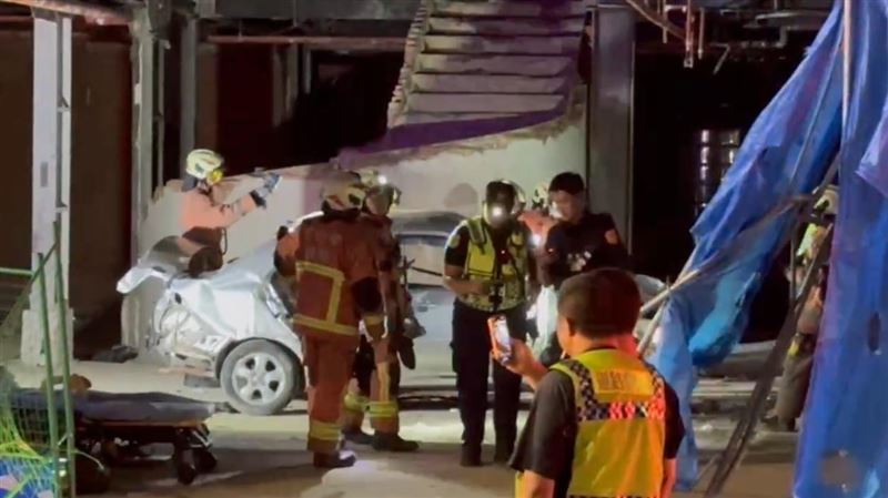 新竹市經國路二段，發生3死1傷的重大車禍。（圖／翻攝畫面）