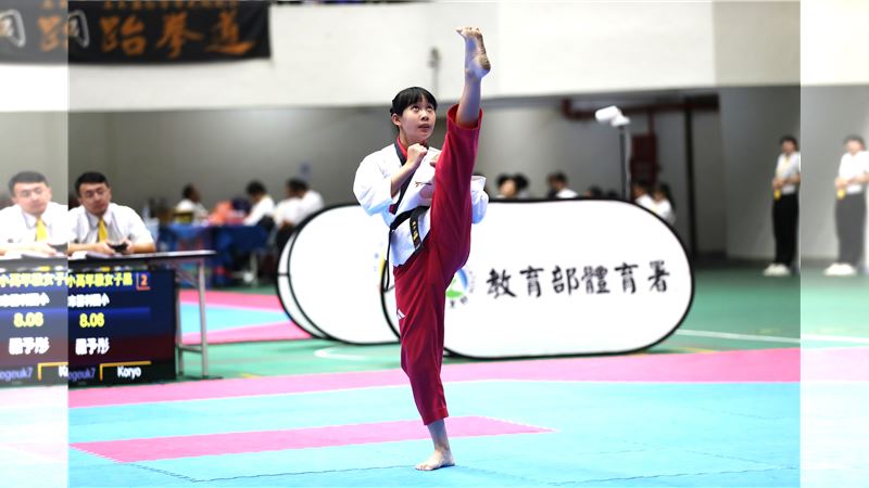勝利國小六生羅予彤獲得女子組最高分。（圖／大會提供）