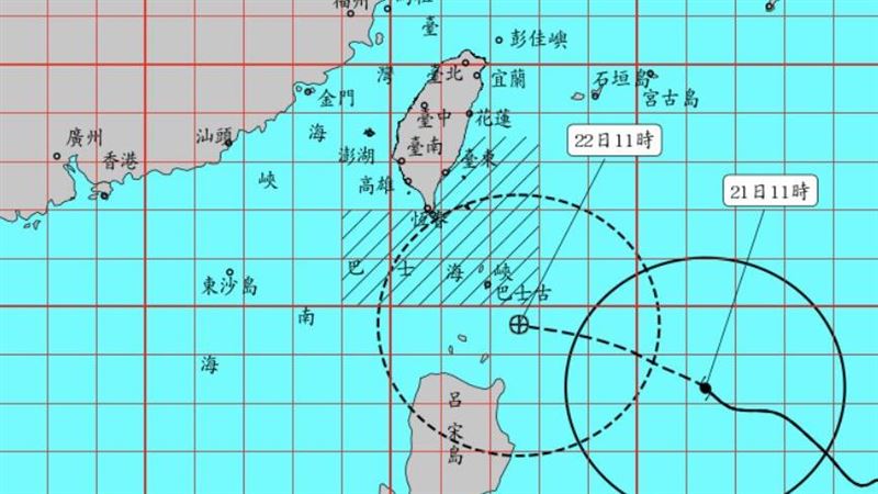 樺加沙升級強颱　暴風圈再擴大最新路徑曝