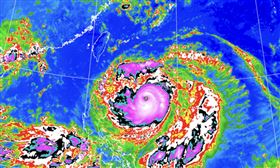 樺加沙颱風（圖／氣象署）