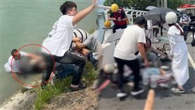 高雄,鳥松區,貨車,對向,祖孫,車禍,澄清湖,命危,骨折