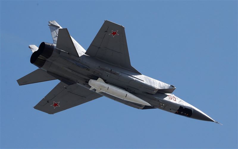 米格-31戰機。（圖／路透社／達志影像）