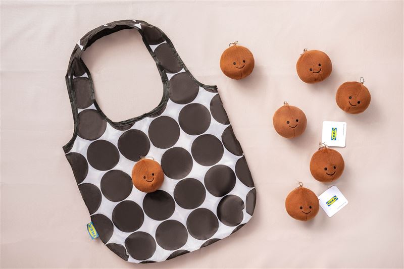 IKEA集好丸活動開跑，消費集滿1,000點就能把只送不賣的肉丸購物袋帶回家。（圖／品牌業者提供）