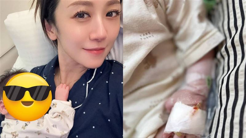 蔡允潔擔憂兒子。（圖／翻攝自蔡允潔臉書）