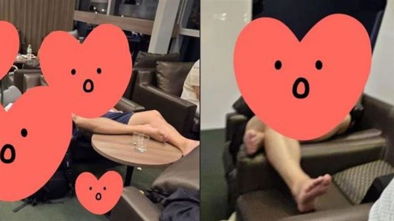 越南機場光腳上桌　韓網：和中國人沒兩樣