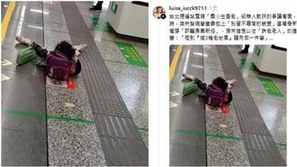 「女童昏倒沒人扶」照瘋傳　他揭幕後黑手