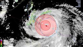 強烈颱風 樺加沙（國際命名 RAGASA ）海上陸上颱風警報（圖／中央氣象署提供） 