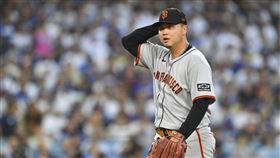 鄧愷威本季三振多、保送也偏高。（圖／美聯社／達志影像）