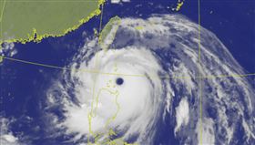 樺加沙觸陸了。（圖／氣象署）