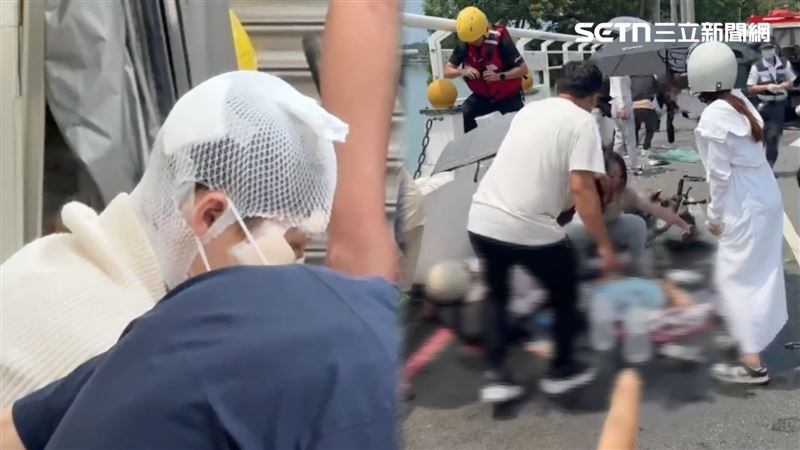 檢調查出負責人黃姓男子明知郭男無手排車駕照，仍雇用駕駛手排貨車出勤，認涉犯過失致死罪嫌。（圖／記者黃啟超攝影、Threads＠miaaa___8o7授權提供）