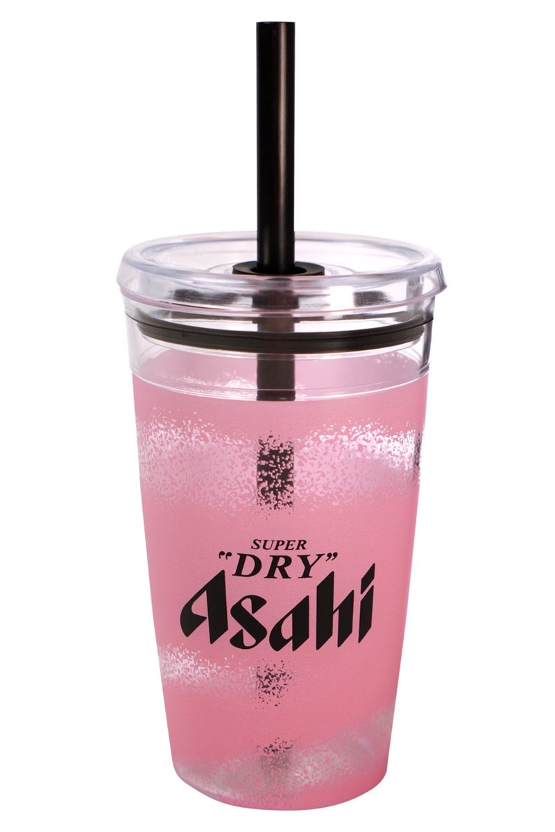 Asahi全系列商品單筆滿399元贈送「Asahi super dry冷飲杯」全台限量7,200杯，送完為止。（圖／品牌業者提供）