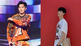 范世錡（左）被質疑現身于朦朧（右）墜樓現場。（圖／翻攝自范世錡微博）