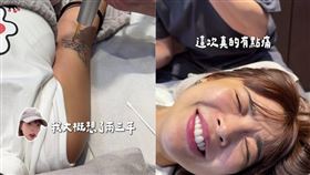 一隻阿圓最捨不得手上的寵物刺青。（圖／翻攝自一隻阿圓IG）