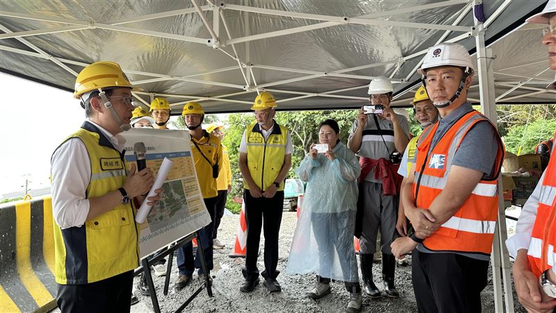 樺加沙來勢洶洶　交長視察蘇花公路災點