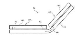 摺疊iPhone（圖／翻攝自美國專利商標局（USPTO））