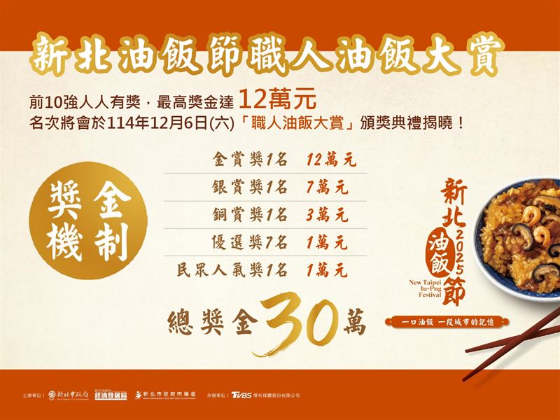 一口油飯一段城市的記憶，首屆「新北油飯節」登場傳承庶民味城市情。（圖／新北市政府提供）