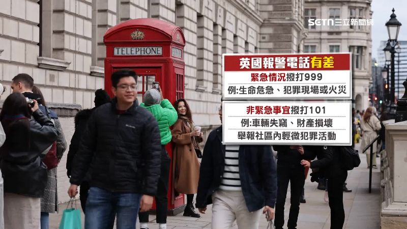 英國兩種報警電話