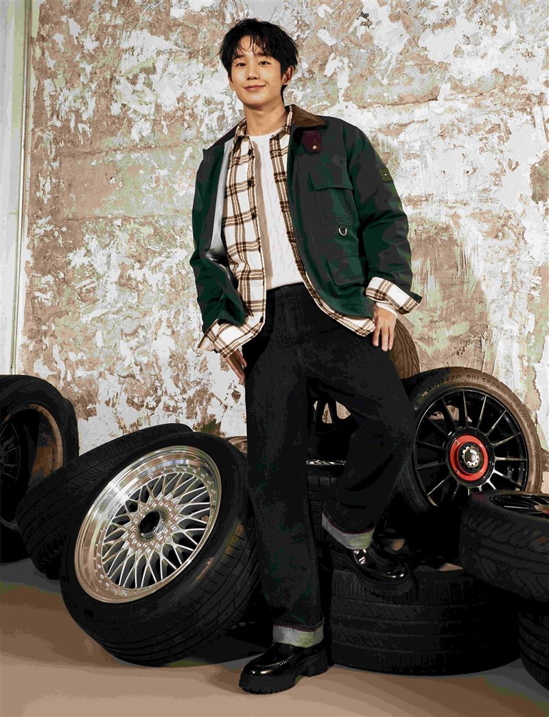 TOMMY HILFIGER歡迎丁海寅加入2025年秋季主題「Hilfiger賽車俱樂部」形象陣容。（圖／品牌業者提供）