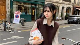 金娜妍提及車禍是遭到後方車輛追撞。（圖／翻攝自Threads）