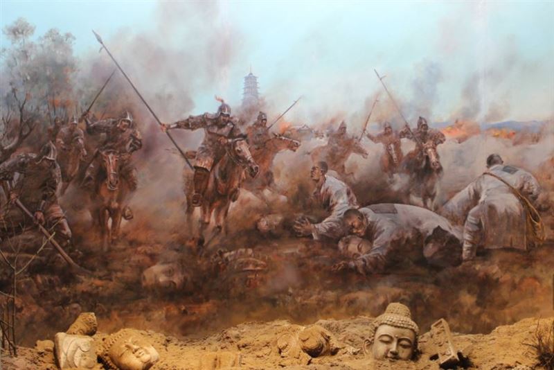 唐武宗李炎在845年下令「會昌滅佛」，全國廢佛寺4600餘所。（圖／翻攝自百度百科）