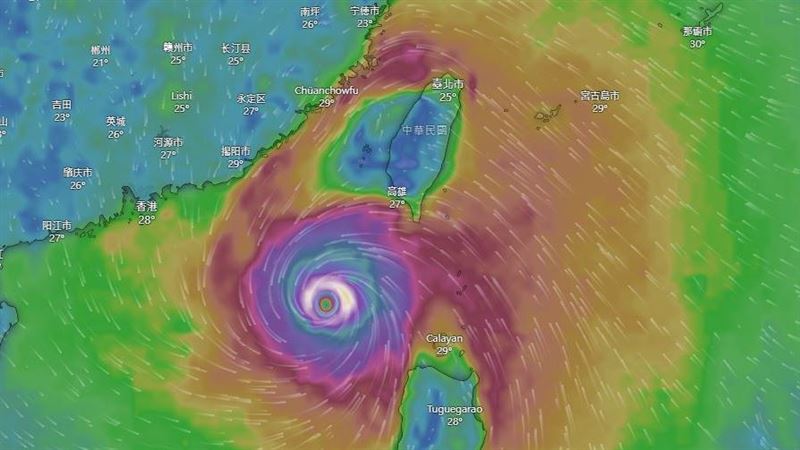 樺加沙明累積雨量將破1000mm　這區恐有災