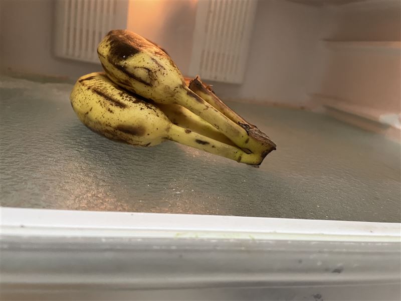 放冰箱冷藏的黑香蕉並非腐爛，而是「冷害」現象，果肉仍可食用，但美味與營養會打折。（圖／資料照）