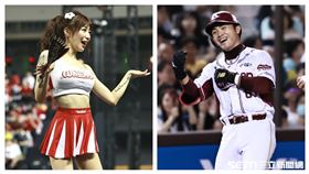 Taishin Wonders成員甜心和樂天桃猿外野手林政華傳出「姊弟戀」。（圖／記者劉彥池攝影）