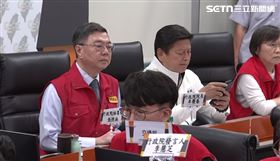 卓榮泰視導樺加沙颱風中央災害應變中心，立委傅崐萁也現身。（圖／翻攝畫面）