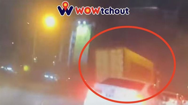 大貨車國道「擦撞」落跑　他追尾撞百萬車