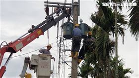 台電,屏東,獅子鄉,三地門鄉,霧台鄉,內埔,道路,故障點,颱風,強颱,樺加沙圖片描述。（圖／台電提供）