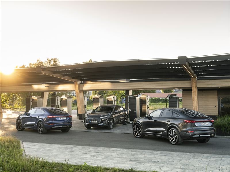 Audi Q6 Sportback e-tron電動跑旅。（圖／Audi提供）