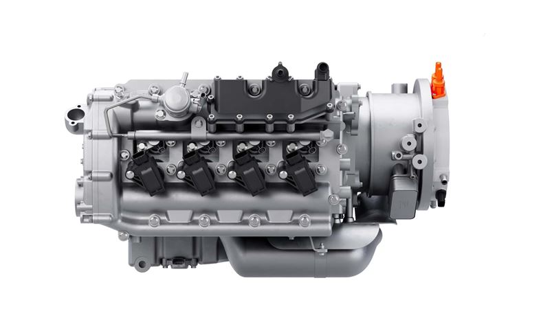 M20氫燃料引擎基於2.0升柴油平台開發，最大121匹馬力。（圖／翻攝Horse Powertrain網站）